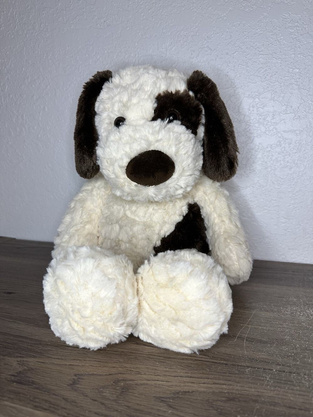 MTY International CO Cream Brown Puppy Dog Plush 20” Large Floppy Eye Patch